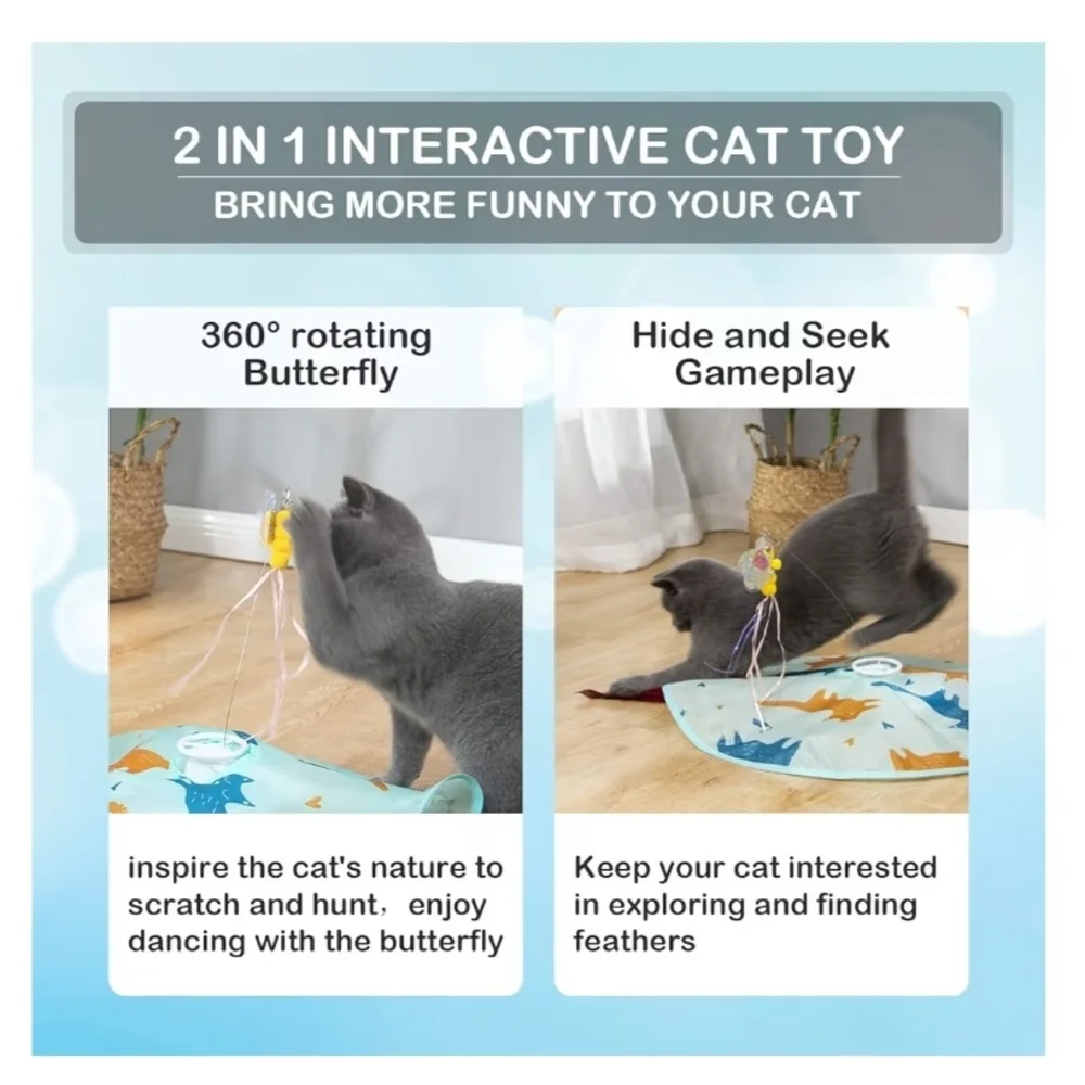 Butterfly Feather Cat Toy